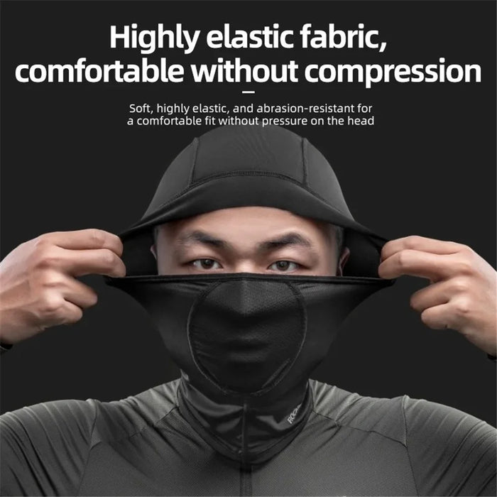 ROCKBROS 13230032001 LF70540 Face Mask Warm Fleece Neck Gaiter Winter Sports Cap for Motorcycle Snowboard - 3