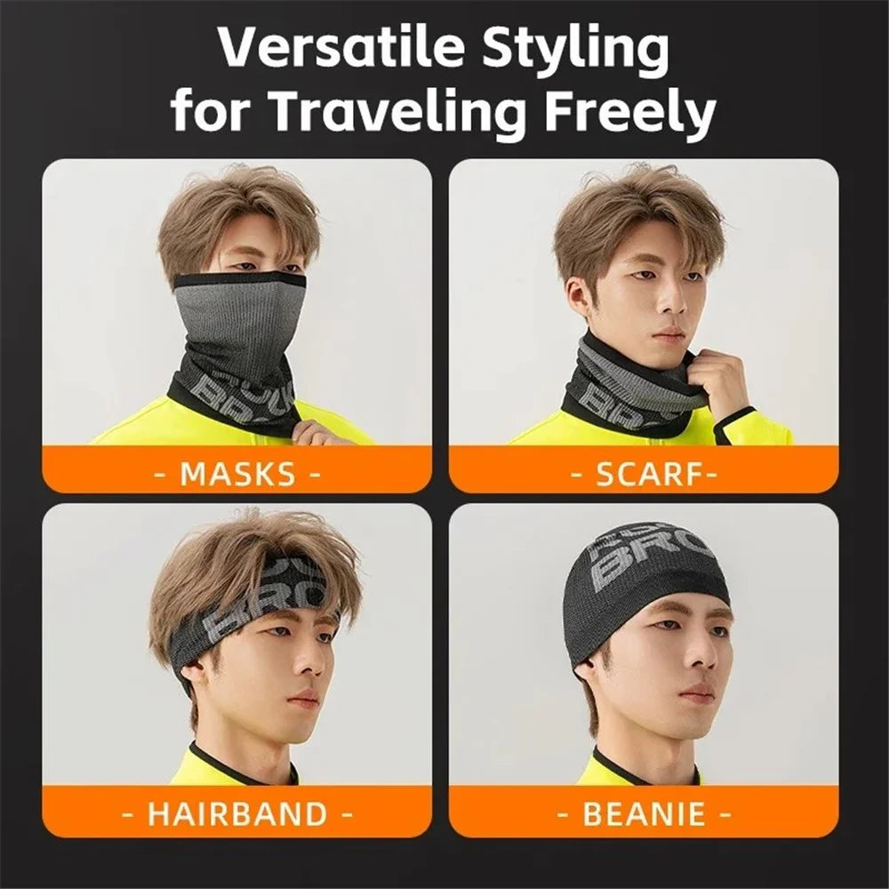 ROCKBROS WB021 Winter Outdoor Cycling Face Mask Neck Scarf Knitted Warm Neck Gaiter - 4