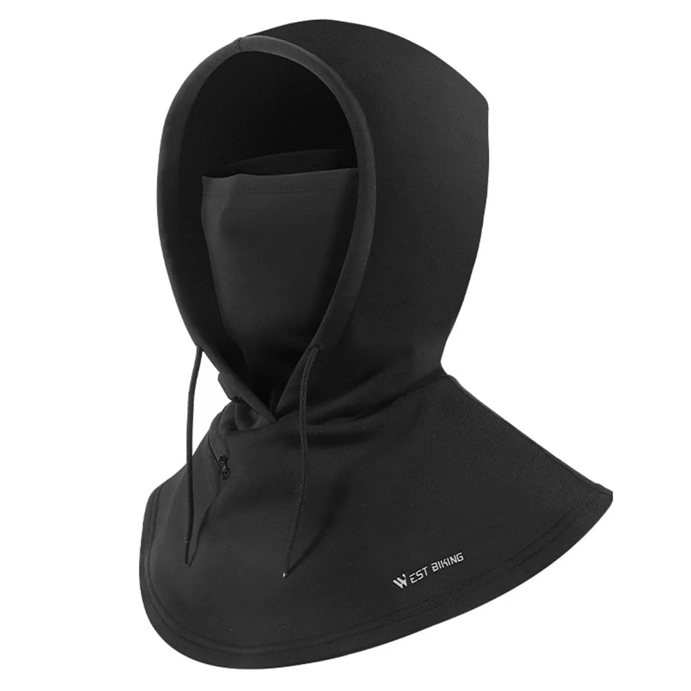 WEST BIKING YP0201405 Electric Heated Winter Cycling Headwear 3-Gear Heating Warm Head Face Cover - 1