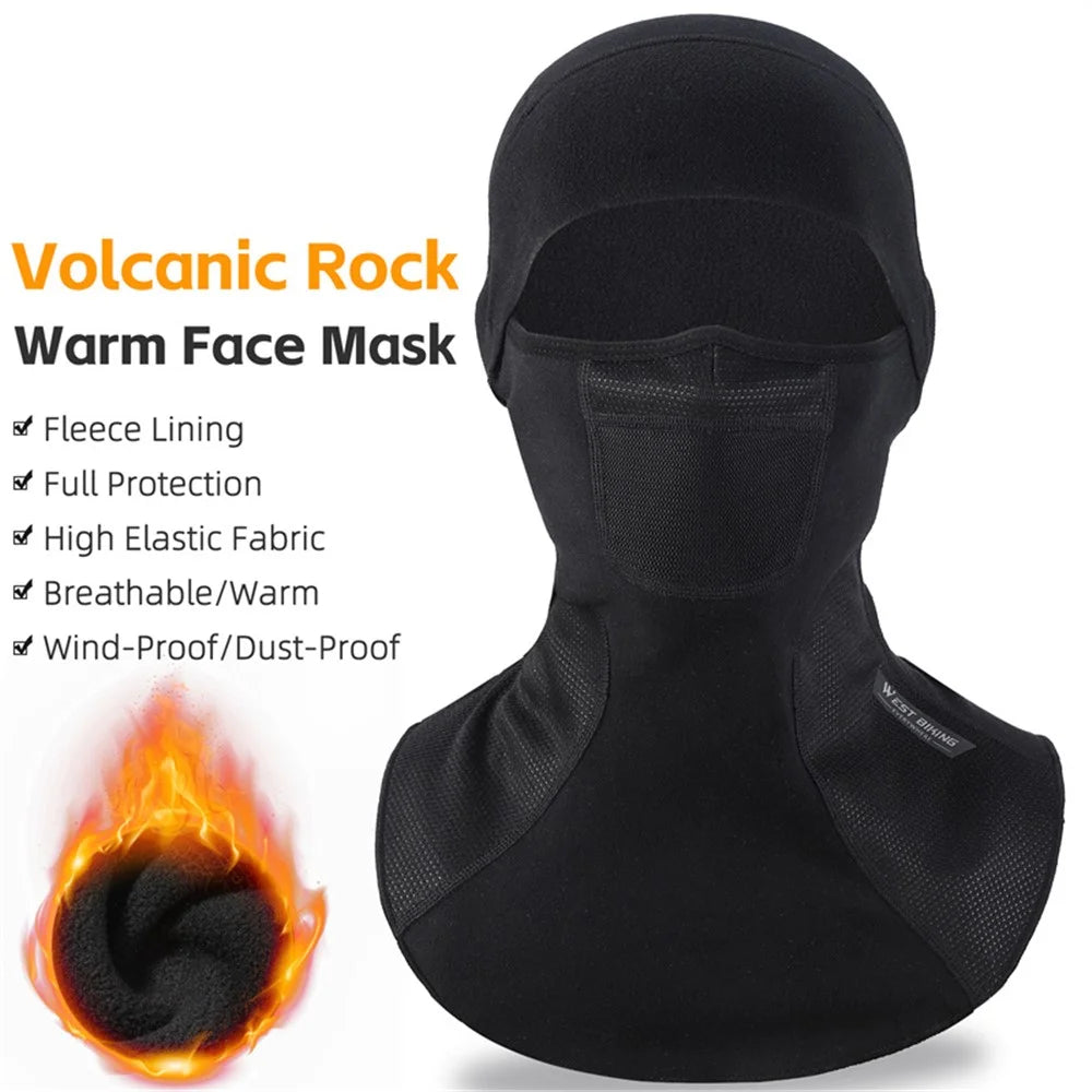 WEST BIKING YP0201407 Breathable Warm Hood Motorcycle Helmet Mask Full Face Mask for Winter Riding - 2