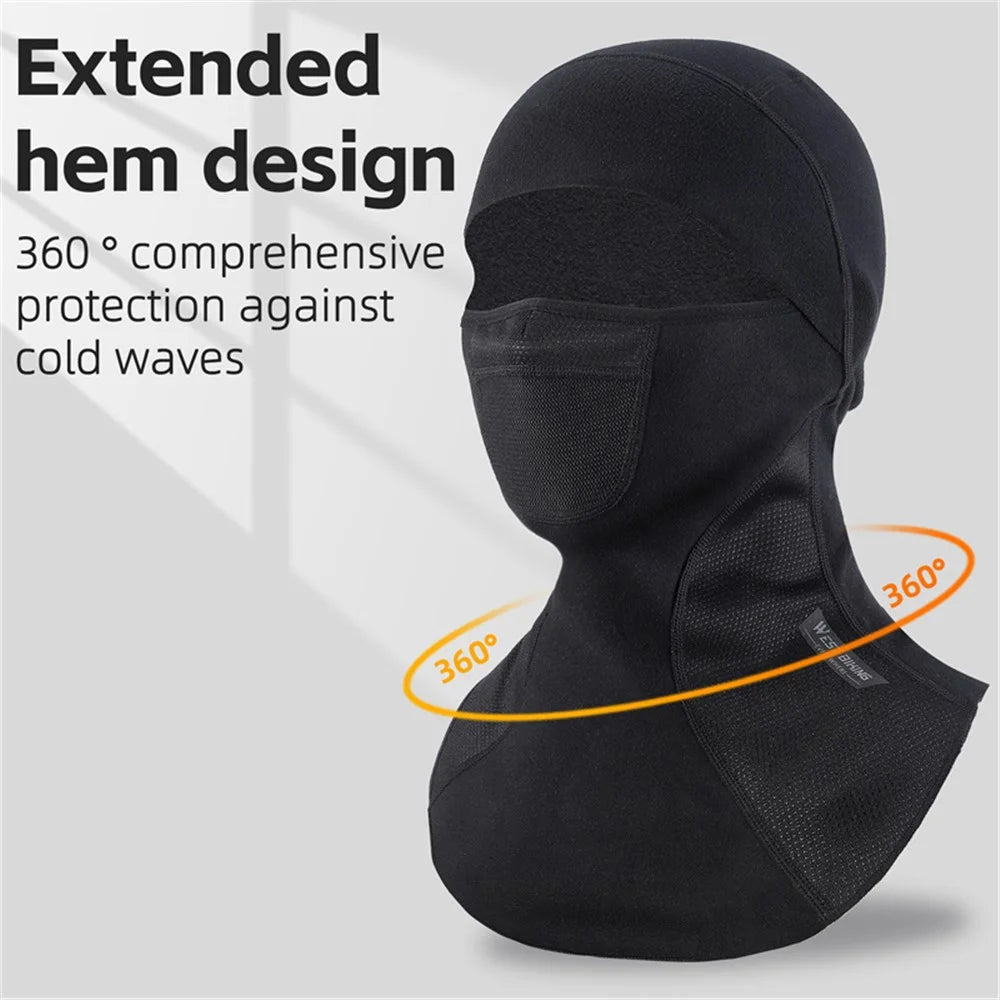 WEST BIKING YP0201407 Breathable Warm Hood Motorcycle Helmet Mask Full Face Mask for Winter Riding - 5