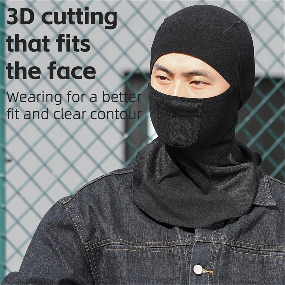 WEST BIKING YP0201407 Breathable Warm Hood Motorcycle Helmet Mask Full Face Mask for Winter Riding - 6