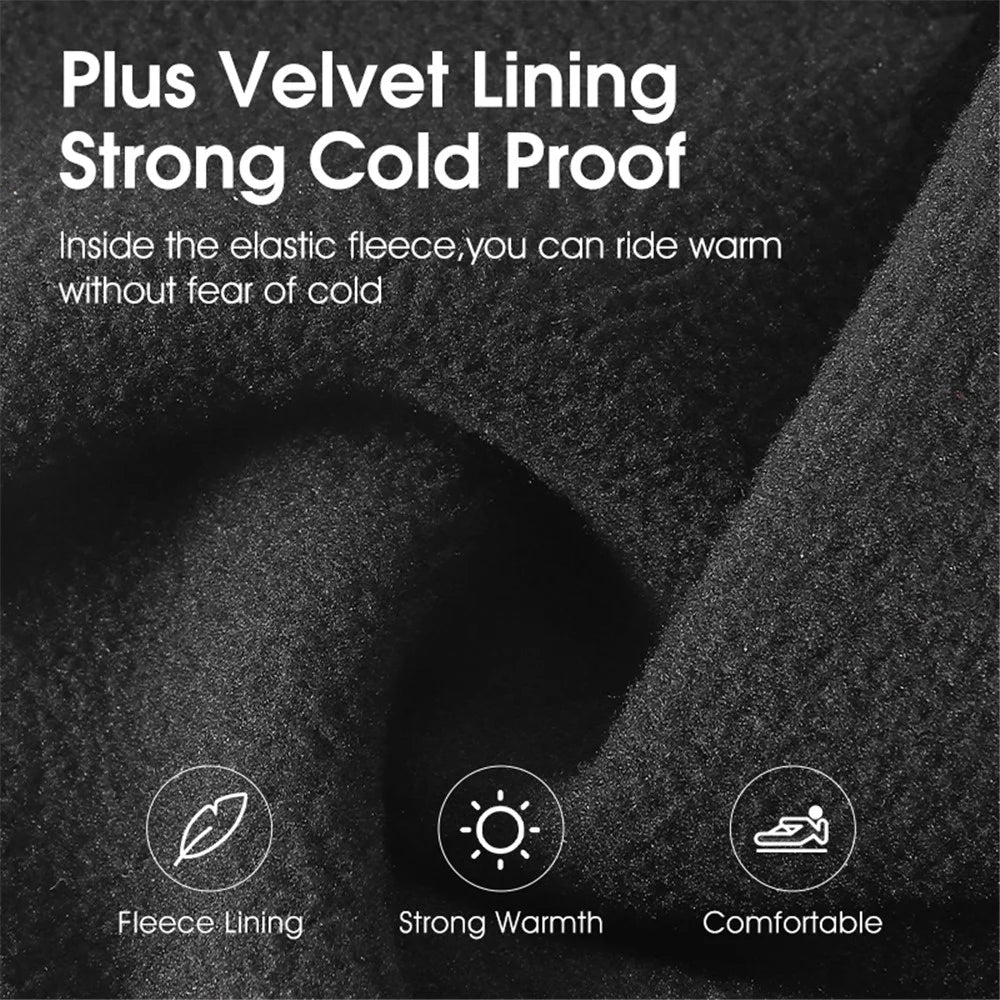WEST BIKING YP0201414 Winter Cycling Motorcycle Mask Warm Fleece Face Cover - 2
