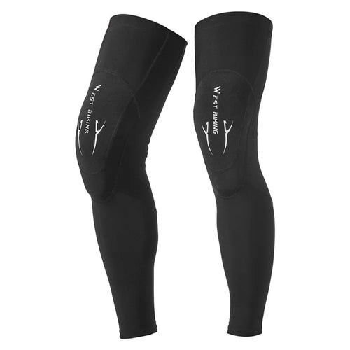 WEST BIKING YP0213079 Elastic Cycling Leg Cover Anti-slip Protective Sleeve - 1