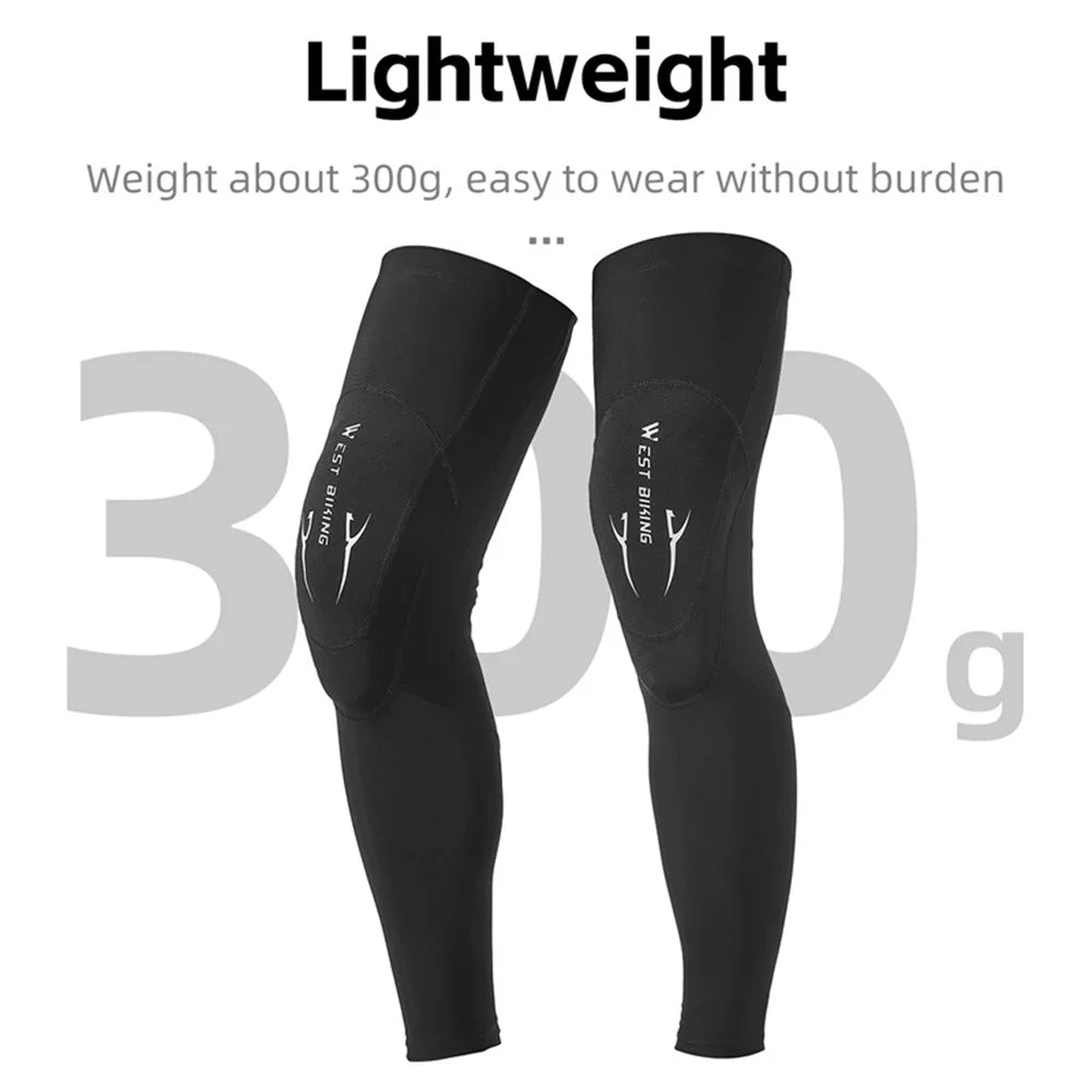 WEST BIKING YP0213079 Elastic Cycling Leg Cover Anti-slip Protective Sleeve - 3