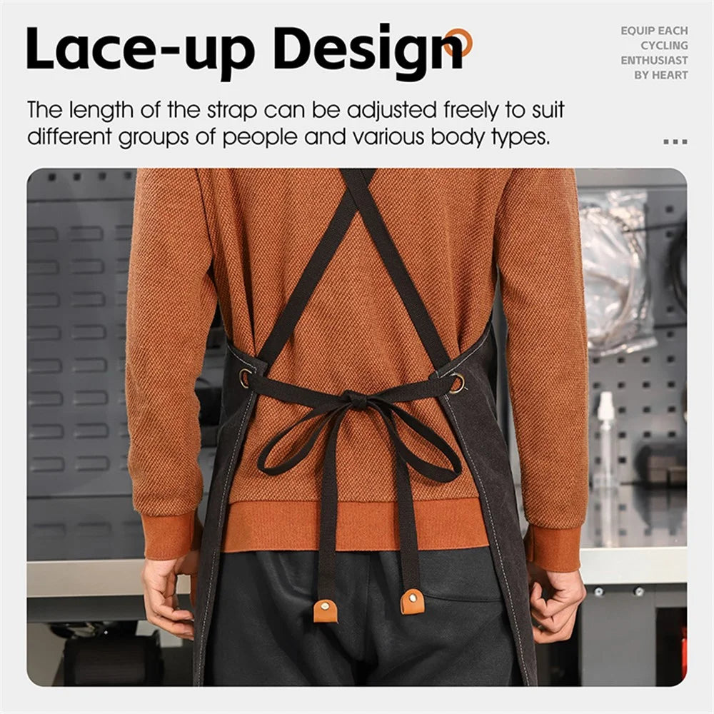 WEST BIKING YP0719379 Canvas Woodworking Apron for Woodworkers, Mechanics - 5