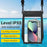 Extra Large Waterproof Phone Dry Bag for 8.2-inch Phone IPX8 Underwater Phone Protector with Lanyard - Black - 2