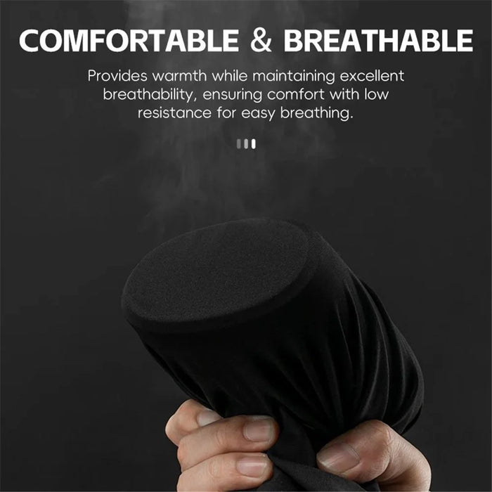 ROCKBROS LF70694 Winter Windproof Face Mask Multi-function Neck Gaiter Headband - Black - 4