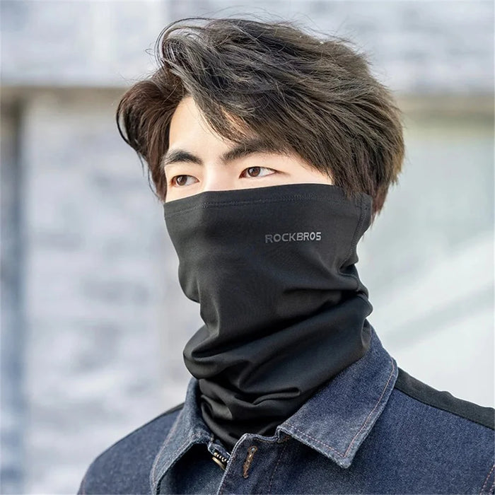 ROCKBROS LF70694 Winter Windproof Face Mask Multi-function Neck Gaiter Headband - Black - 6