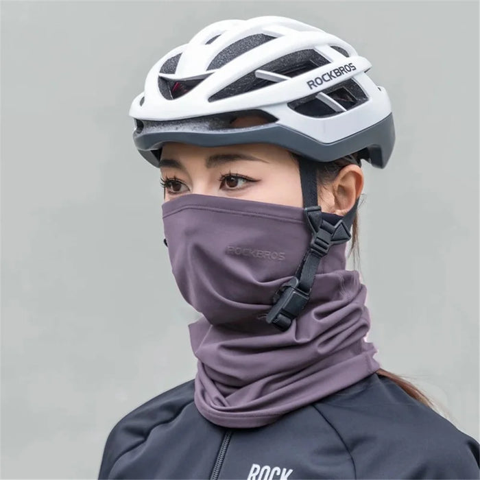 ROCKBROS LF70694 Winter Windproof Face Mask Multi-function Neck Gaiter Headband - Black - 7
