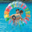 JZ123456 Inflatable Water Wheel Roller Pool Floats Toy for Beach Lawn, 100x65x60cm - 4