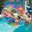 JZ123456 Inflatable Water Wheel Roller Pool Floats Toy for Beach Lawn, 100x65x60cm - 6