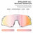 ROCKBROS SP318 Cycling Glasses Lightweight Bike Eyeglasses Outdoor Protection Goggles - Fluorescent Yellow+HD Lens Red - 3