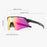 ROCKBROS SP246 Cycling Glasses Outdoor Windproof Eyeglasses Eye Protection Goggles, 4 Lens - White Frame - 7