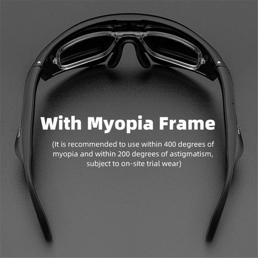 ROCKBROS SP251 Outdoor Cycling Fishing Bluetooth-compatible Call Music Eyeglasses Eye Protection Outdoor Glasses - Polarized Grey Lens - 2