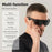 ROCKBROS SP251 Outdoor Cycling Fishing Bluetooth-compatible Call Music Eyeglasses Eye Protection Outdoor Glasses - Polarized Grey Lens - 3