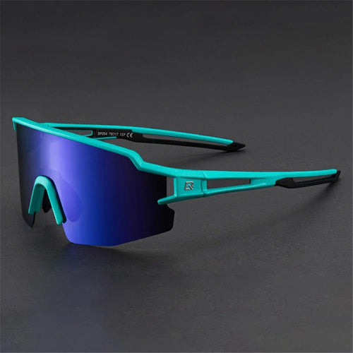 ROCKBROS SP204 Bicycle Glasses UV400 Cycling Glasses Bike Fishing Sunglasses - Lake Blue - 1