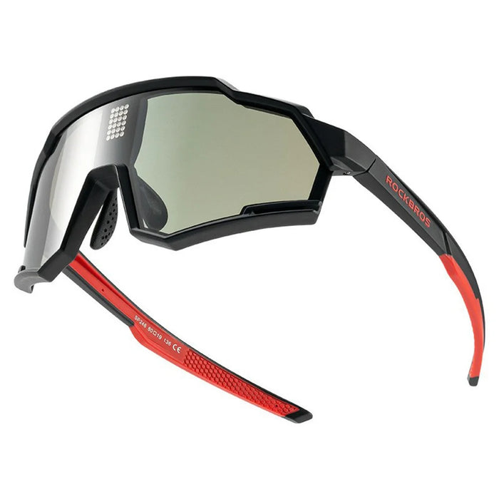 ROCKBROS SP280 Smart Chip Photochromic Polarized Eyeglasses Outdoor Cycling Hiking Glasses - 1