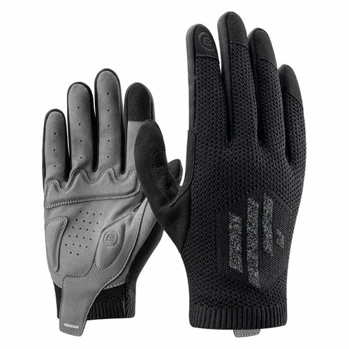 ROCKBROS S338 Men Cycling Gloves Road Bike Touch Screen Full Finger Knitted Mittens - S - 1