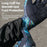 ROCKBROS S340 1 Pair Outdoor Cycling Gloves Anti-skid Warm Full Finger Gloves - Dark Blue / S - 3