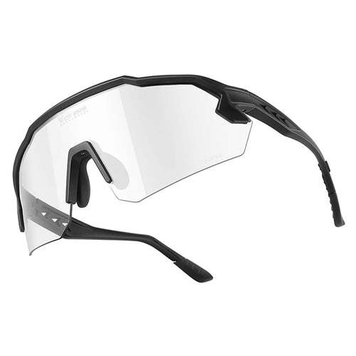 WEST BIKING YP0703164 TR90 Frame Anti-fog Cycling Glasses UV400 Photochromic Sunglasses - Black - 1