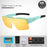 WEST BIKING YP0703158 Night Vision Lens Flip Up Glasses Night Cycling Driving Goggles - Cyan - 2