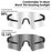 WEST BIKING YP0703165 Anti-fog Photochromic Sunglasses Windproof Cycling Goggles Outdoor Eyewear - Black - 7