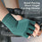 WEST BIKING YP0211247 1 Pair Unisex Cycling Gloves Anti-Skid Breathable Bike Half Finger Gloves - Red M - 4
