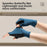 WEST BIKING YP0211247 1 Pair Unisex Cycling Gloves Anti-Skid Breathable Bike Half Finger Gloves - Red M - 6