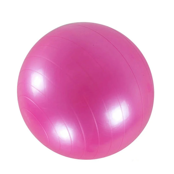 PVC 85cm Thickened Exercise Ball Explosion-proof Sport Yoga Ball with Tyre Pump+Air Extraction+Air Plug - Pink - 1
