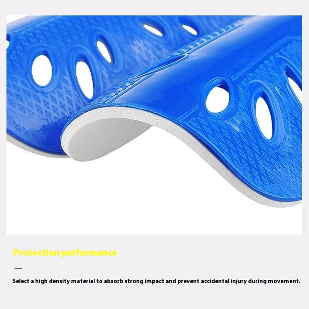 LINTORE WCLT136 1 Pair EVA+PP Double Layer Slip-In Shin Pads Soccer Sports Leg Protector for Children - Blue - 5