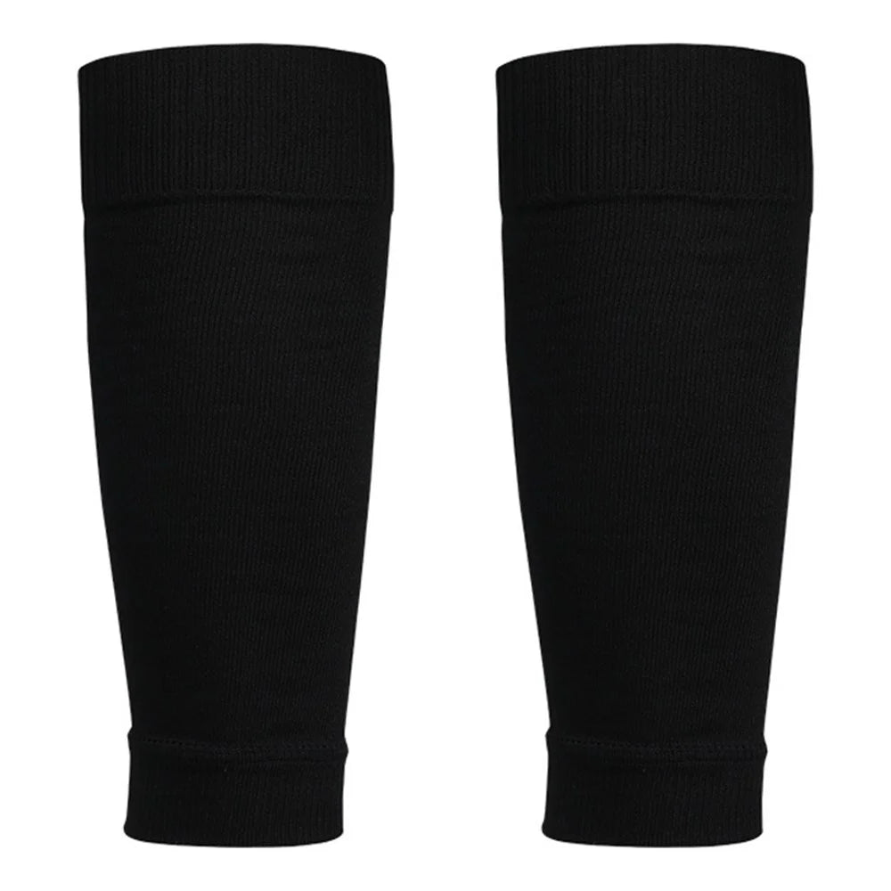 LINTORE 1 Pair Soccer Compression Leg Sleeves M Size Children Sports Sweat-Wicking Calf Sleeves - Black - 1