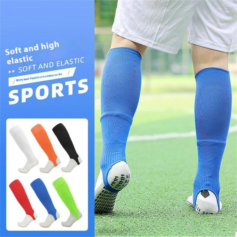 LINTORE 1 Pair Soccer Compression Leg Sleeves M Size Children Sports Sweat-Wicking Calf Sleeves - Black - 2