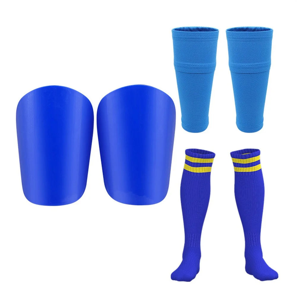 LINTORE 1 Pair Soccer Compression Leg Sleeves M Size Children Sports Sweat-Wicking Calf Sleeves - Black - 6