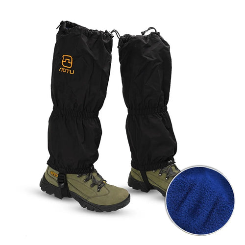 AOTU 1 Pair Waterproof Gaiters Oxford Cloth Leg Cover Protector for Outdoor Walking Climbing Skiing - 1
