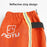 AOTU 1 Pair 240T Pongee Windproof Snow-proof Leg Gaiters Outdoor Climbing Skiing Shoe Cover - Orange / L - 6