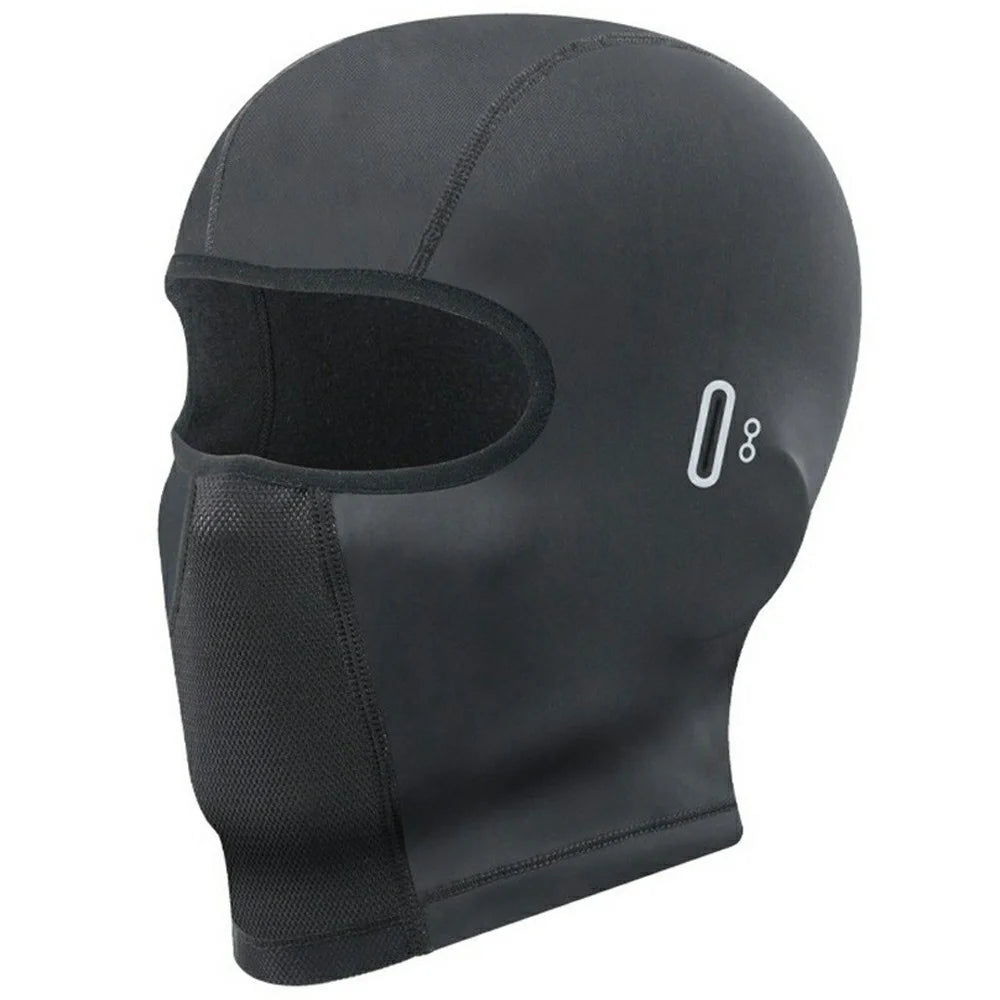 Balaclava Full Face Mask Windproof Warm Ski Mask with Eyeglass Holes for Outdoor Sports - Black - 1