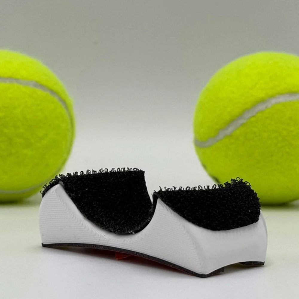 Portable Tennis Ball Picker with Curved Grip Ball Retriever Pickup Device Ball Quick Collecting Accessory - White - 4