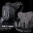 WILD MAN L1 Motorcycle Leg Bag 3L Hard Shell Waist Pack Tactical Thigh Bag for Cycling Riding - Black - 2
