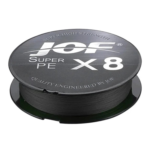 JOF 100m 0.8# High Strength PE 8 Strand Fishing Line Anti-bite Braided Fishing Wire - Black - 1