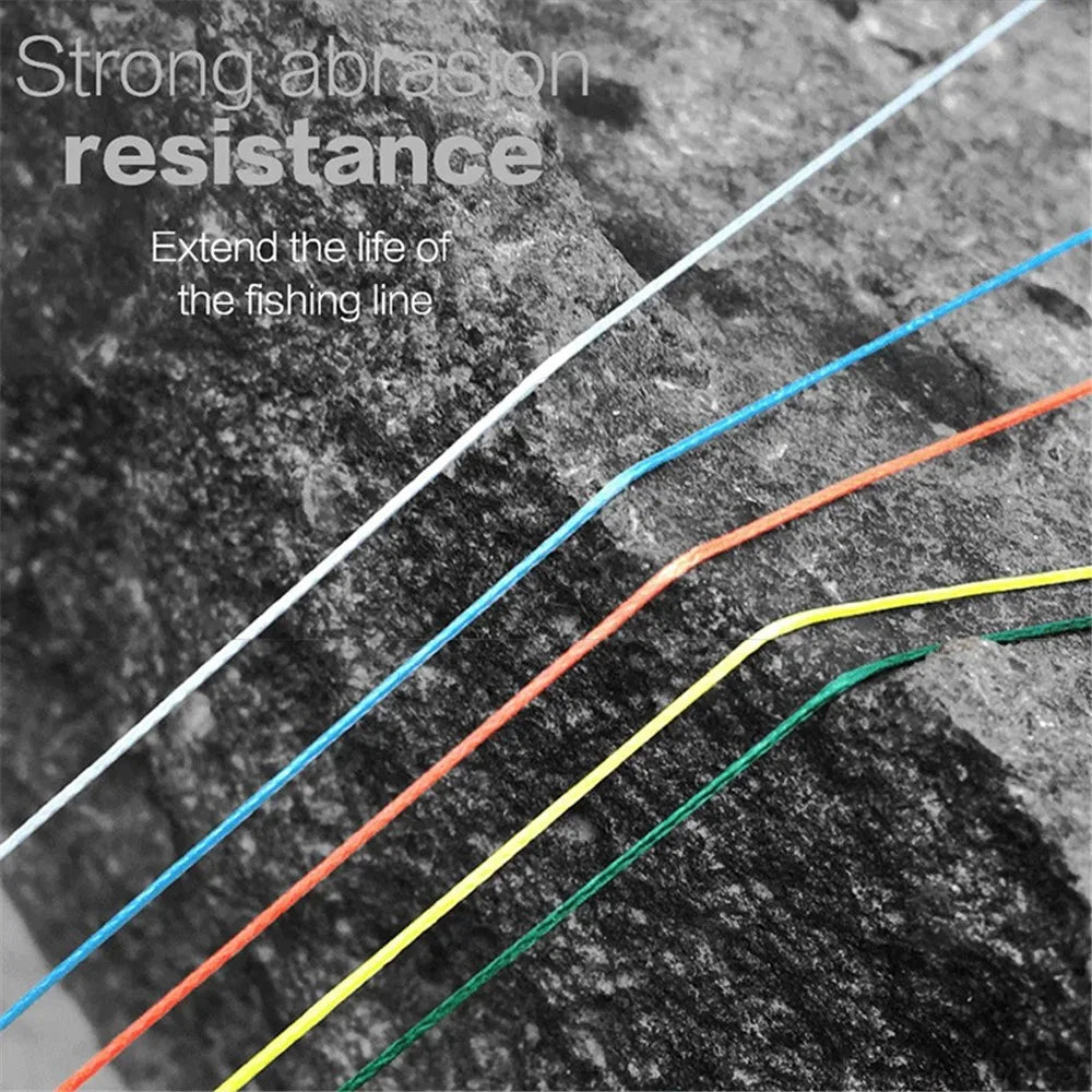JOF 100m 0.8# High Strength PE 8 Strand Fishing Line Anti-bite Braided Fishing Wire - Black - 3