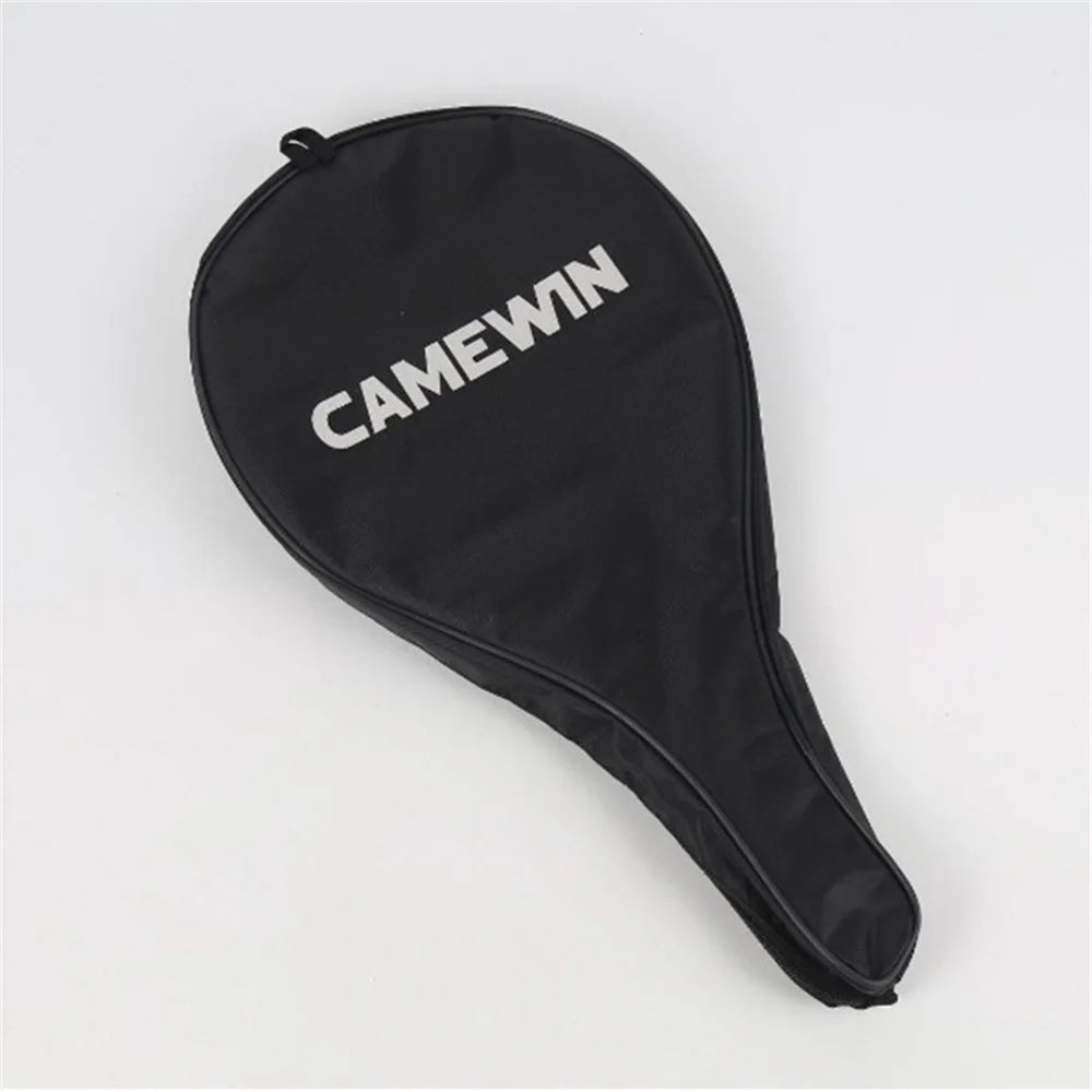 CAMEWIN Carbon Fiber Beach Tennis Racket Outdoor Sports Balls Racket with Storage Bag - Orange - 5