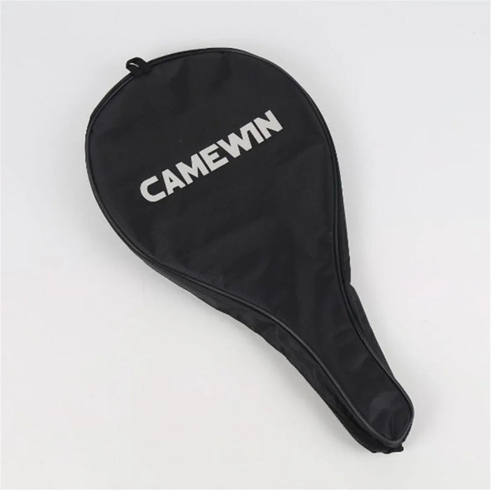 CAMEWIN Carbon Fiber Beach Tennis Racket Outdoor Sports Balls Racket with Storage Bag - Orange - 5