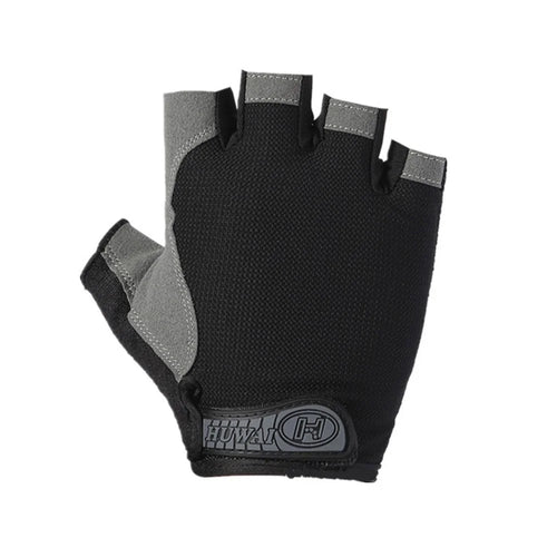 Half-Finger Gloves Mountain Bike Motorcycle Riding Off-Road Gloves - Black / Size: XL - 1