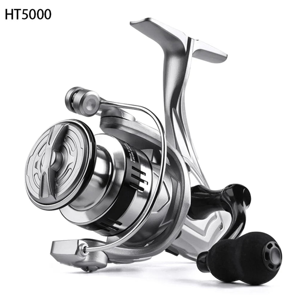 TAKUMI-S HT5000 Fishing Reel 5.2:1 Gear Ratio Metal Spinning Reel (Gourd Shape Handle) - 1