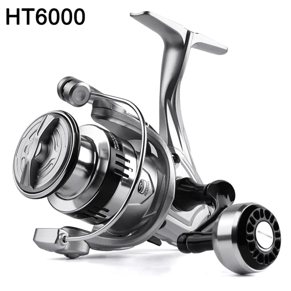 TAKUMI-S HT6000 Fishing Reel 5.2:1 Ratio Metal Spinning Reel (Metal Grip Ball) - 1