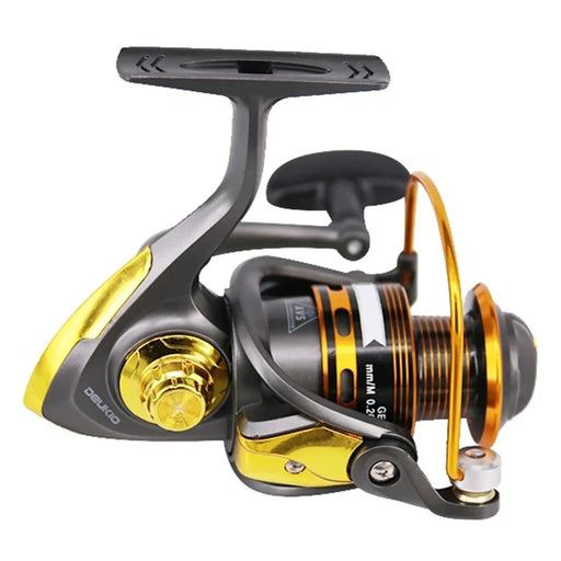 DEUKIO JS6000 5.2:1 Gear Ratio Aluminum Alloy Spool Spinning Fishing Reel for Freshwater Saltwater - 2