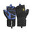 GOUNOD GL059 1 Pair Half Finger Workout Gloves Non Slip Honeycomb Compression Wrist Support Weightlifting Mittens - Blue S - 1