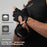 GOLOVEJOY XG86 Shock Absorption Fitness Gloves Non Slip Workout Training Half Finger Mittens - Black / M - 3