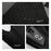 GOLOVEJOY XG86 Shock Absorption Fitness Gloves Non Slip Workout Training Half Finger Mittens - Black / M - 4